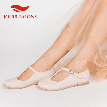 

JOUIR TALONS 2020 New Design Plus Size 48 Women Mary Janes Shoes Flat With Round Toe Summer Casual Woman Sandals