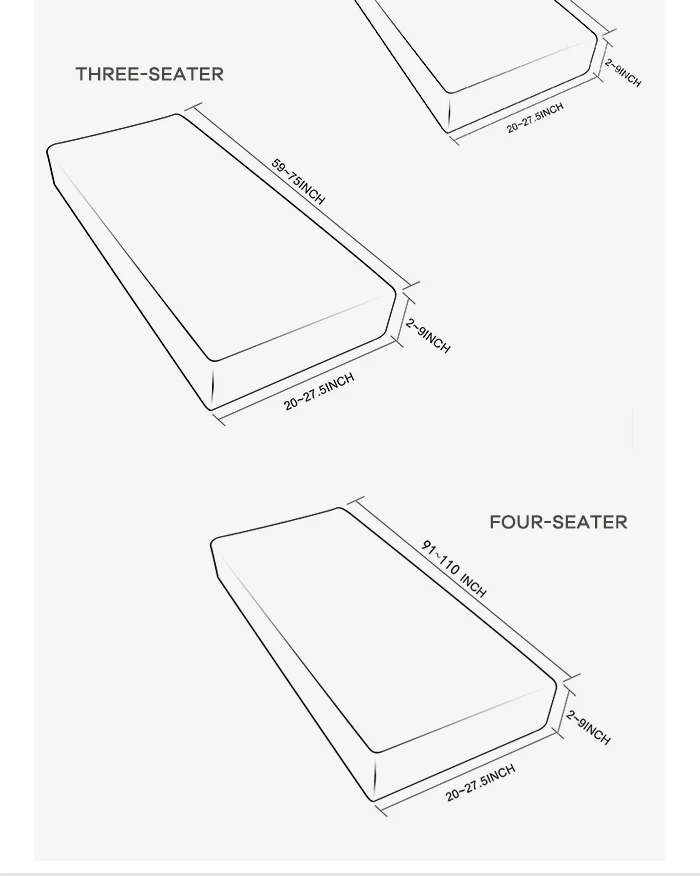 1/2/3/4 сиденья для диванов для Гостиная из эластичного спандекса для диванов домашних животных Дети коврик протектор мебели моющиеся снять Cubre диван
