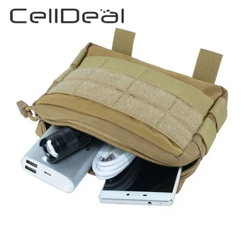 

1 pcs CellDeal Molle Packge Tactical Pockets Tools Change Sub Bag Camouflage Pockets Waterproof Fanny Pack Military Utility Army