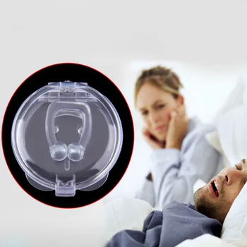 

Stop Snoring Anti Snore Nose Clip Apnea Guard Care Tray Sleeping Aid Eliminate or relieved snoring Health Care Hot New