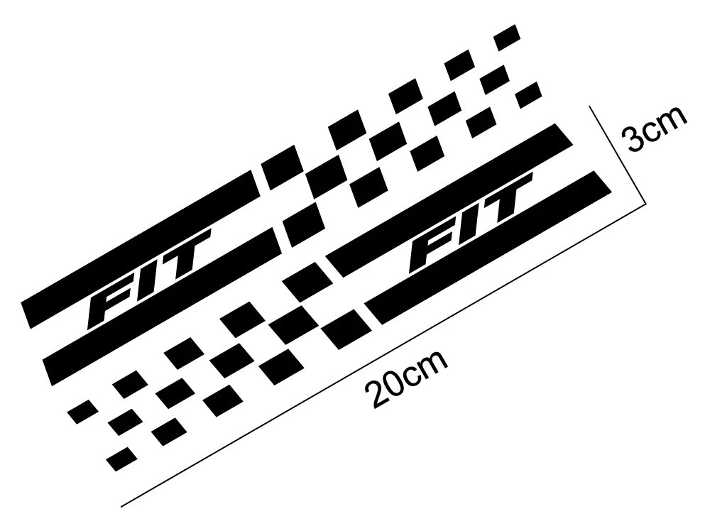 2PCS Reflective Car Column Cover Trim Vinyl Stickers For Honda Fit Auto B Pillars Decorative Car Stickers And Decals Accessories (9)