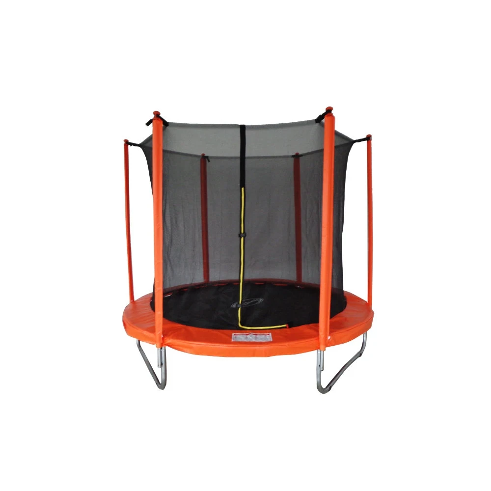 Батут SportElite 2,44м MZ-8FT-O с защитной сеткой внутрь, оранжевый