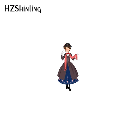 Новинка Mary Poppins акриловая булавка на лацкане волшебник унции Бабочка Брошь художественная красная обувь Серебряная заколка с эпоксидным покрытием