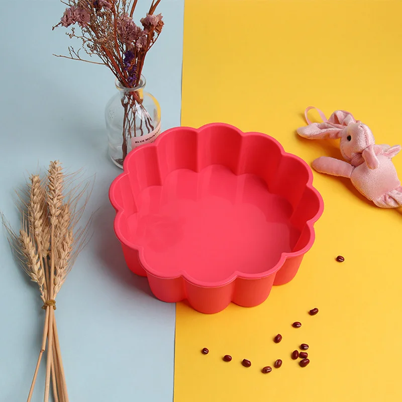 8 Inch Lace Baking Tray Silicone Round Cake Mold Bakery Silicone Molds Cake Mold Kitchen Tools Hot Selling Wholesale