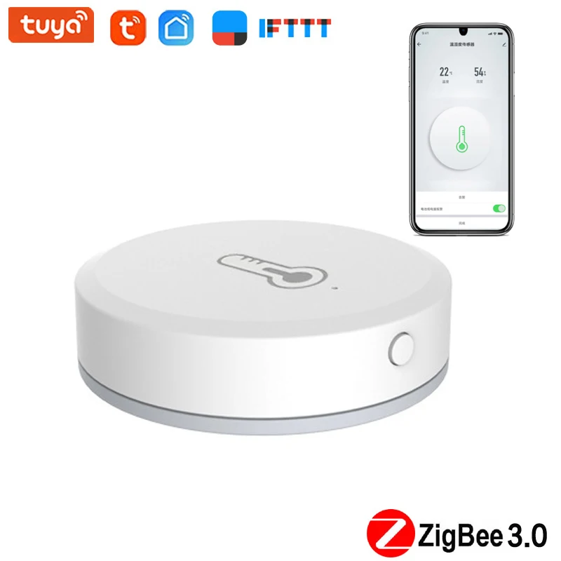Датчик температуры Tuya Zigbee умный датчик давления воздуха и влажности управление