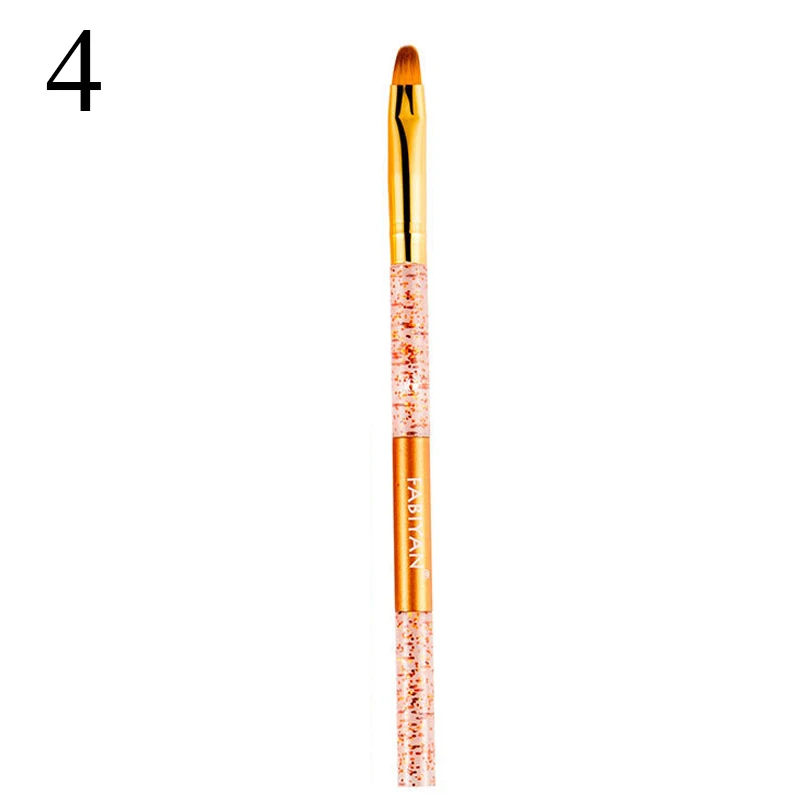1 шт., кисть для красок разной формы, градиентная ручка с кристаллами, акварельная Кисть для ногтей, ручка для девушек, студенческие краски, художественные принадлежности - Цвет: 4