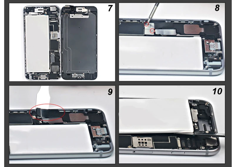 QrxPower Высокое качество Реальная емкость 2900 мАч Замена литий-ионная батарея с инструментами для Apple iPhone 7 Plus 0 цикл гарантия 1 год