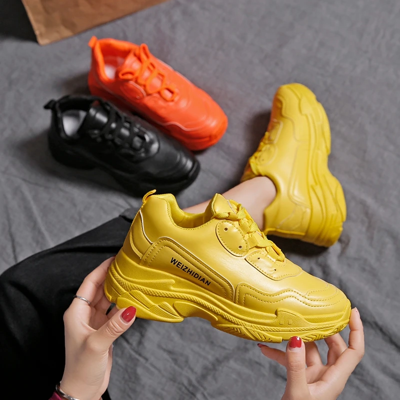 

Womens Trainers Women's Heels Woman Sneakers Korean Ladies Shoes shoes Running Woman's Fashion Summer Casual Lace-Up Med Fabric