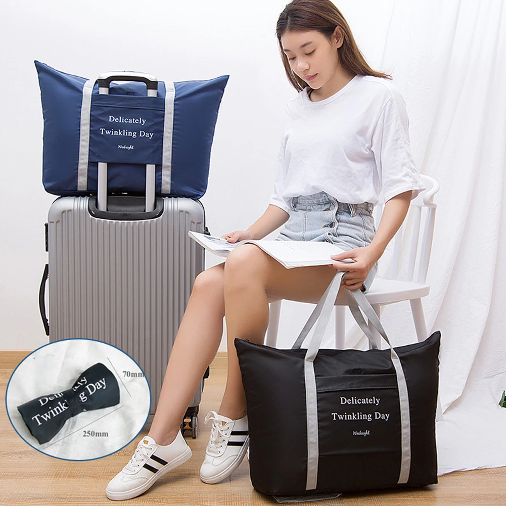 60*38*15cm Portable Folding Travel Storage Bag Handbag Waterproof Large Capacity Luggage Packing | Дом и сад