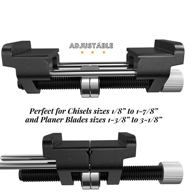 Honing Guide and Angle Tool Set - Chisel Sharpening Jig & Knife