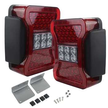 

New 2019 led tail lamp Rear Lamps Brake Reverse light Car Light Assembly Daytime Running Lights For Jeep Wrangler JK 2007-2017