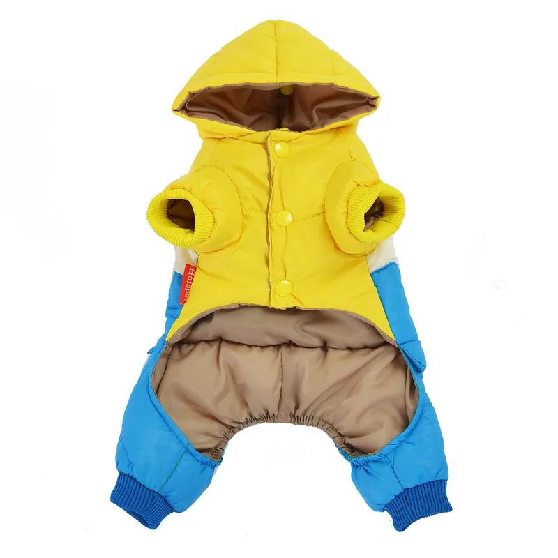Winter Dog Clothes Thicken Warm Coat Jacket For Small Dogs Waterproof Chihuahua Yorkie Clothing Overalls Pet Jumpsuits Hoodies