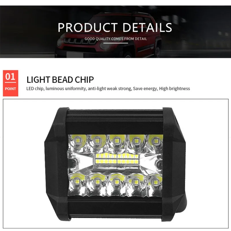 12 V-24 V Автомобильный светодиодный свет работы внедорожные фары дальнего света фар дальнего света светодиодный рабочий свет, Новинка
