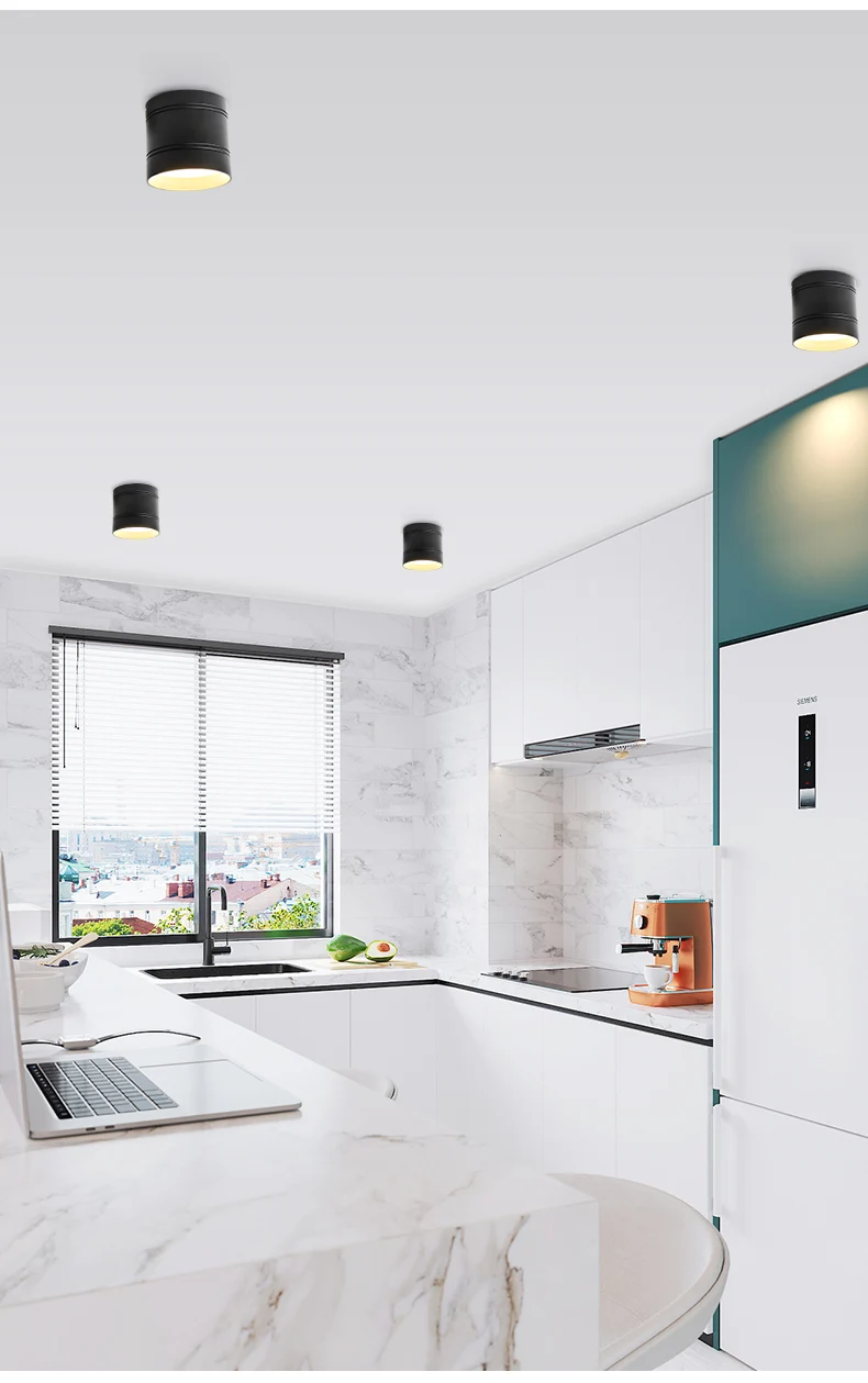 Dimmable LED Ceiling light down light 24w 20w 18W 15W 9W 7W 5w 3w No opening LED Spot light decoration Ceiling Lamp