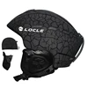 LOCLE deportes al aire libre de las mujeres de los hombres de esquí casco 6 colores casco de esquí de certificación CE de esquí de nieve casco para Skateboard y Snowboard 55-61cm ► Foto 1/6