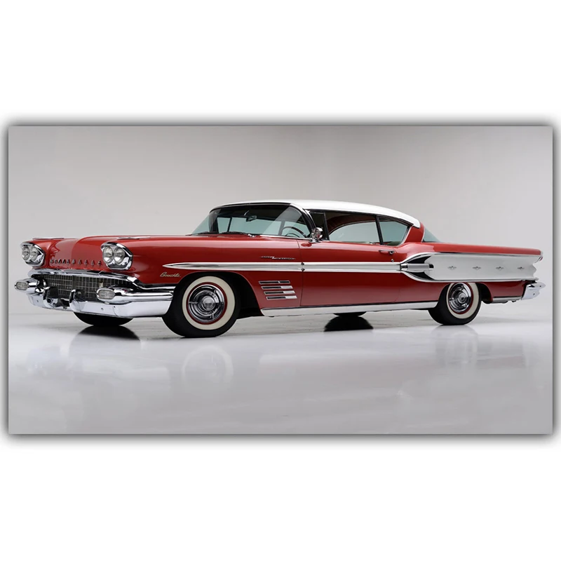 Современная живопись Pontiac Bonneville специальный роскошный постер в стиле ретро с