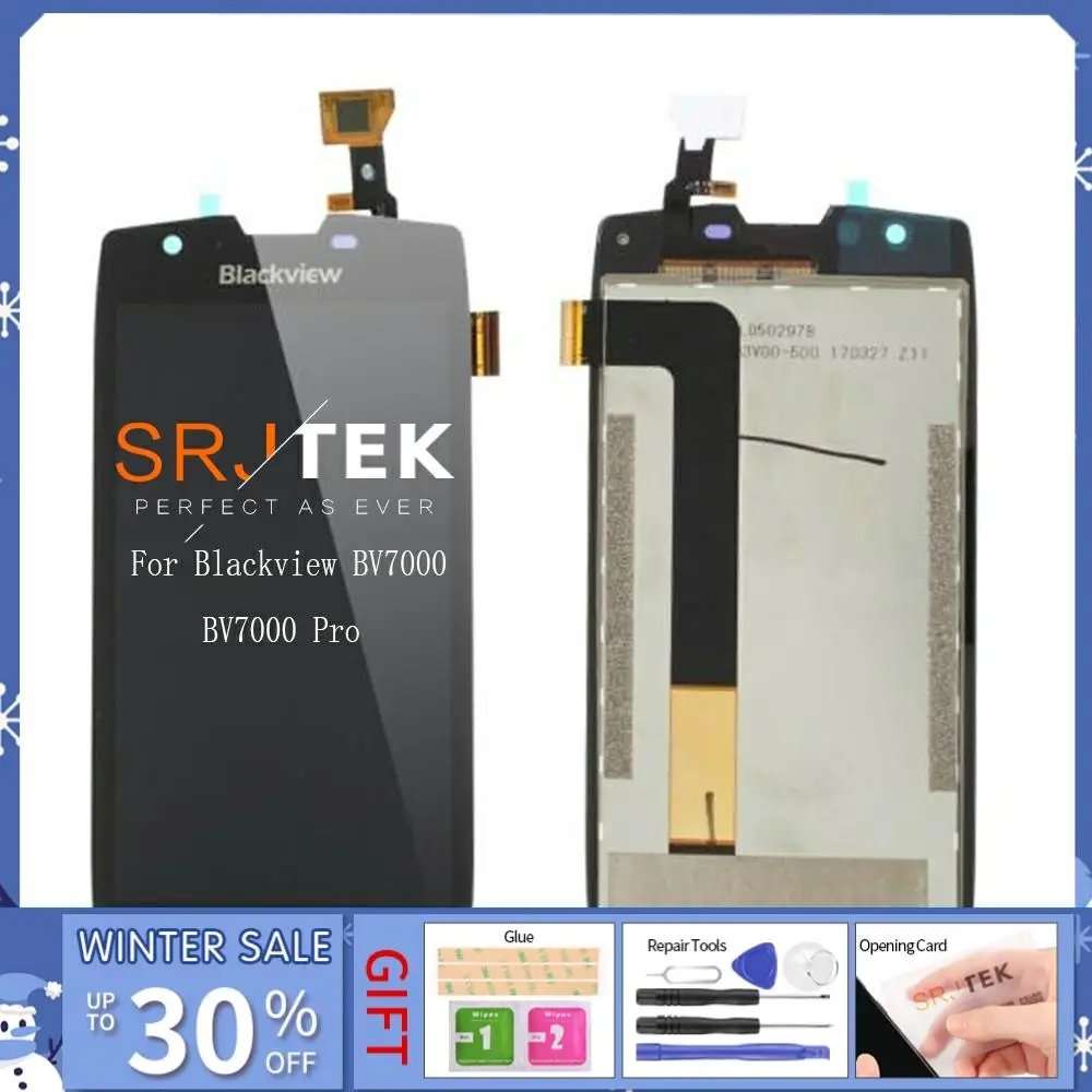 

Original 5" For Blackview BV7000 BV7000 PRO LCD Display Touch Screen Digitizer Assembly for blackview bv 7000 Pro LCD With Frame