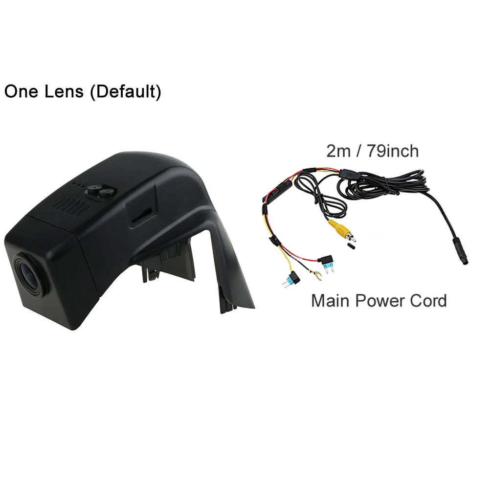 Car DVR Registrator Dash Cam Camera Wifi Digital Video Recorder for Volvo XC90 XC 90 Classic - Название цвета: Black Single Camera