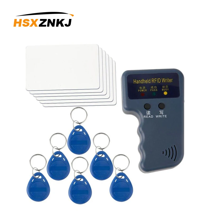125 кГц RFID считыватель/Писатель/копир/Дубликатор ручной ID-карты писатель + 6 шт.