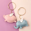 PU Cotton Small Colorful Animal Keychain Fly Pig Elephant Unicorn Seal Bear Octopus Whale Cake Car Bag Hanging Pendant Jewelry 3