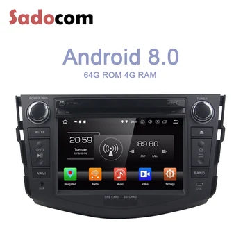 

7" TDA7851 Android 8.0 Car DVD Player For Toyota RAV4 2006 - 2012 4GB RAM 64G ROM 8 Core car radio auto radio GPS Glonass Map