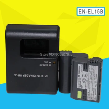 

2PC EN-EL15b ENEL15b EN EL15b Camera Battery For Nikon Z6 Z7 Mirrorless D850 D810 D750 D610 D7500 With MH-25A charger
