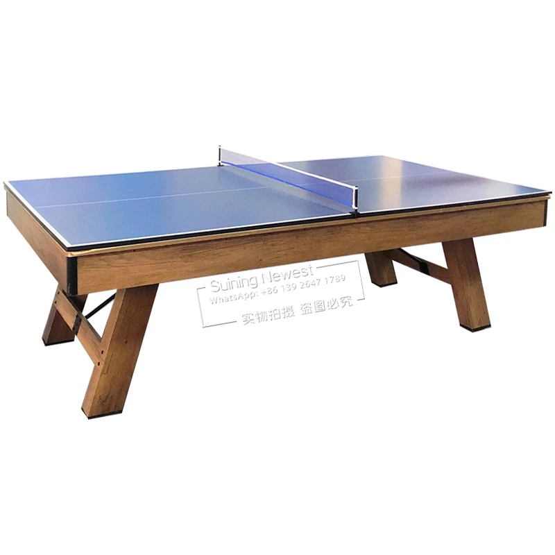 Multifunction 9ft Tennis Pool Table Indoor Sports Amusement Park Equipment America Style Snooker Billiard Table