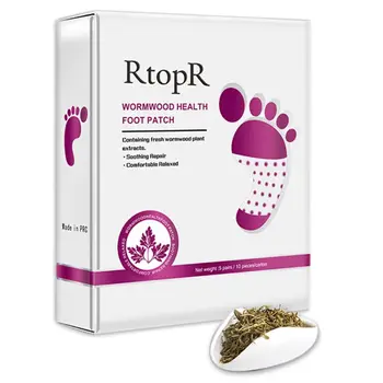 

10Pcs Wormwood Health Detox Foot Patch Effective Improve Sleep Quaility Beauty Slimming Feet Cleansing Sticker Pad