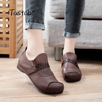 

Elegant Women Flats Metal Buckle Loafers Fashion Pearl Ladies Shoes Comfortable Slip-on Mid Heel Women Office Shoes