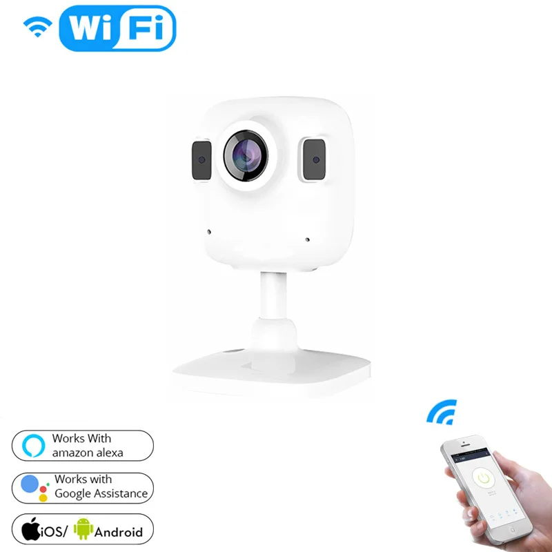 

1080P Home Security IP Camera Intelligent Two Way Audio Wireless Mini Camera Night Vision CCTV Remote WiFi Camera Baby Monitor