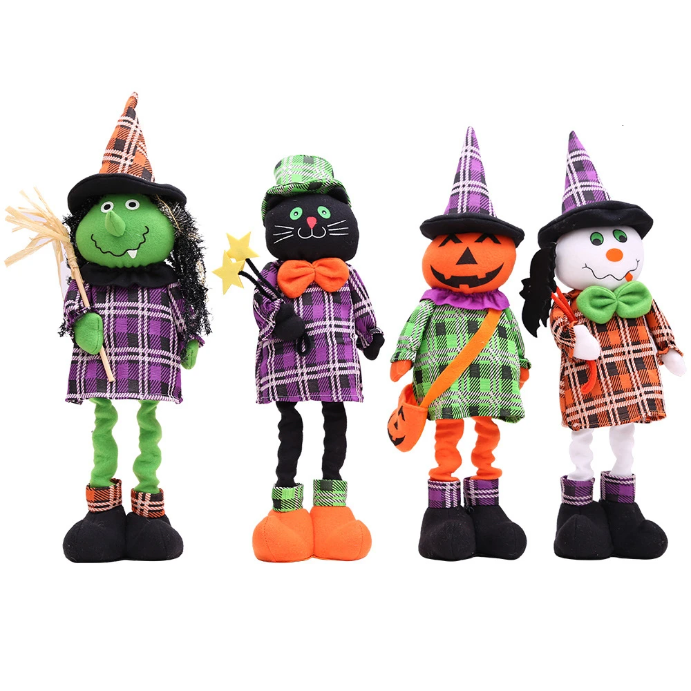 

Halloween Pumpkin Bags Trick-or-Treat Candy Bags Party Gift Boxes Non-woven Small Ghost Cat Pattern Bag Kids Gift Toys