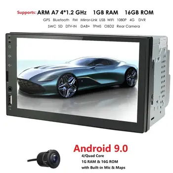 

4G WIFI 2 din Universal Android 9 7"2Din Car Radio Touchscreen GPS Multimedia Player For Nissan TOYOTA Kia RAV4 Honda VW Hyundai