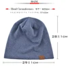 Fashion Bonnet Hat For Men And Women Autumn Knitted Solid Color Skullies Beanies Spring Casual Soft Turban Hats Hip Hop Beanie ► Photo 2/6