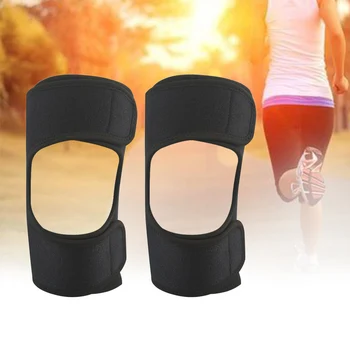 

1Pair Joint Running Strong Spring Resilience Non-Slip Protective Sports Knee Booster Tibial Basketball Gym Adjustable Support