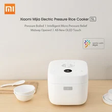 Xiaomi Mijia электрическая рисоварка 5л умный дом сплав чугун нагрев скороварка мульти плита приложение управление дома 220 В 1100 Вт