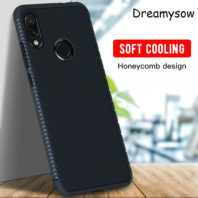 For Xiaomi Pocophone F1 Mi 5X A1 6X A2 Lite Heat Dissipation Silicone Slim TPU Case Redmi Note 7 6 5 Pro 6A 5A 4A 4X S2 PLus |