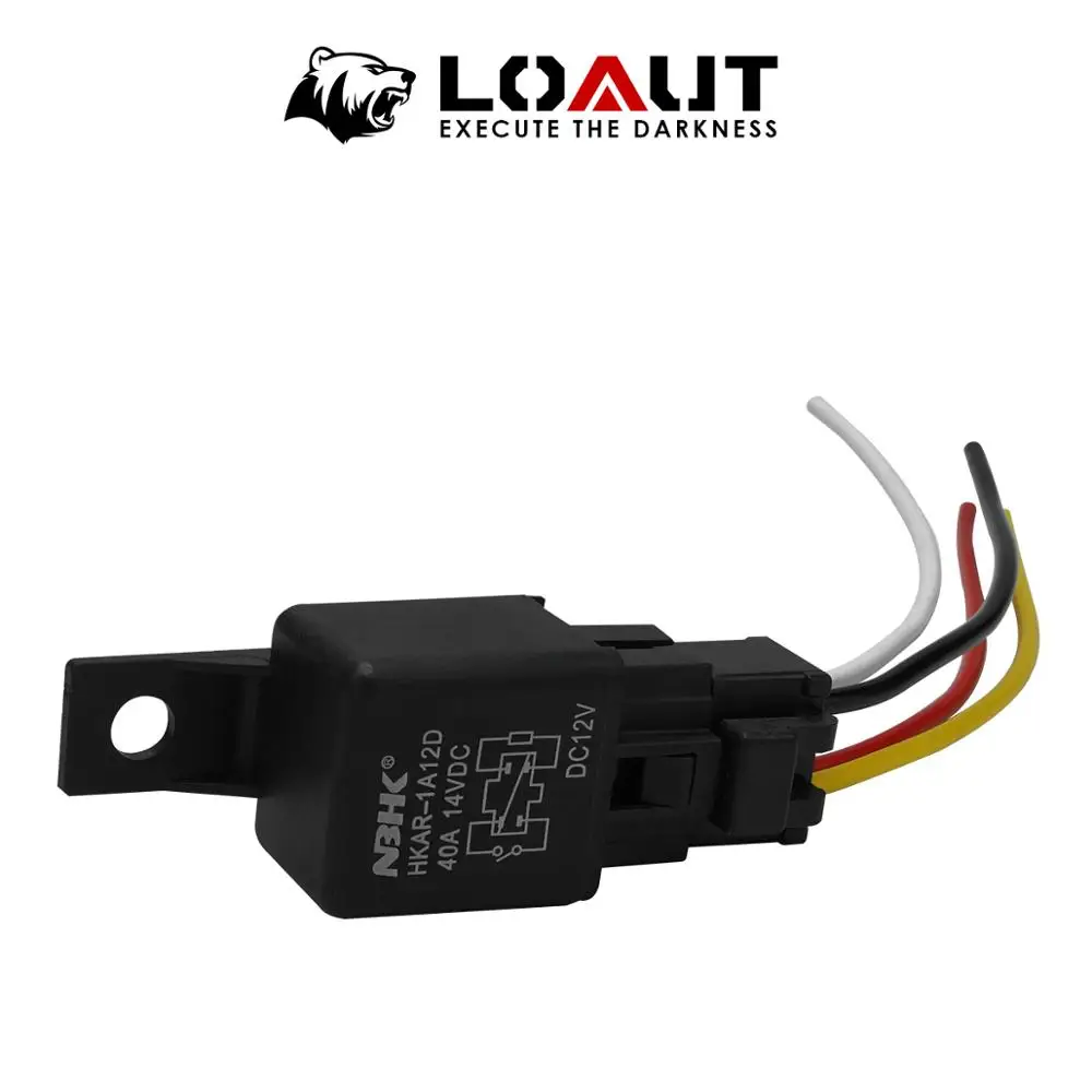 JGAUT 12V 24V 10 керамическая подставка для палочек реле 4-контактный разъем 5-контактный разъем реле с проводкой для Авто автомобильная проводка монтажный комплект регулятора 12V 24V