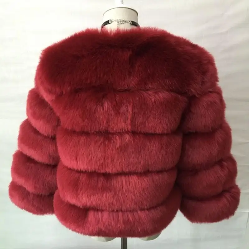 S-3XL норковые женские пальто зимняя верхняя мода розовая шуба из искусственного меха элегантная Толстая Теплая Верхняя одежда куртка из искусственного меха Chaquetas Mujer