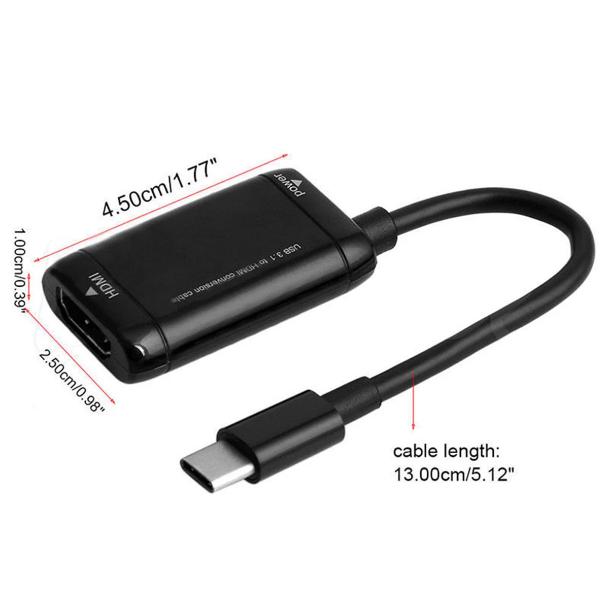 USB-C type C Переходник HDMI разветвитель конвертер USB 3,1 кабель для мужчин и женщин видео конвертер для MHL Android телефон планшет HDTV