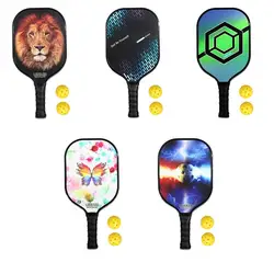 LEIJIAER Carbon Fiber Rough Surface Beach Tennis Racket With Cover Bag Adult Professional Tennis Racquet Equipment