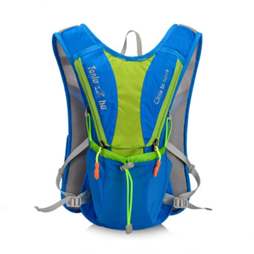 only blue backpack 10L, женская и мужская сумка, марафон, гидратационный жилет, упаковка для 2л, сумка для воды, для велоспорта, пешего туризма, сумка для спорта на открытом воздухе, рюкзак для бега - Цвет: only blue backpack