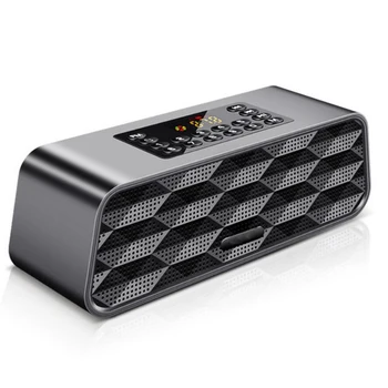 

HiFi Stereo Bluetooth Speaker Portable Wireless Speaker Audio Built-in Noise Cancelling Mic Support TF AUX FM Radio Music Center