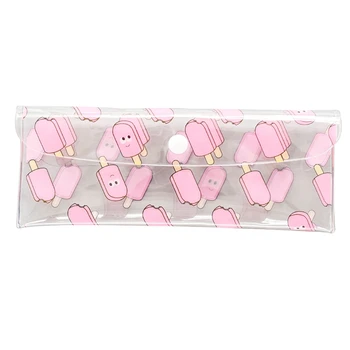 

1 Pcs Kawaii Pencil Case Strawberry Pvc Gift Estuches School Pencil Box Pencil Case Pencil Bag School Supplies Stationery