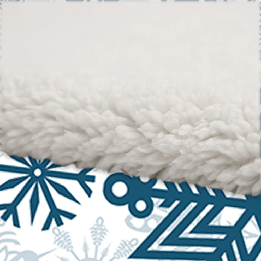 Рождественское одеяло с узором снежинок плюшевое Флисовое одеяло s для детей взрослых тонкое стеганое одеяло Счастливого Рождества