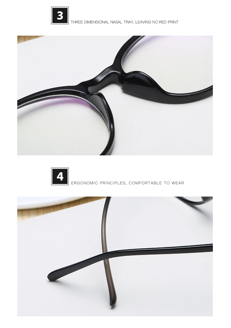 Fashion Anti blue rays computer Glasses Women Men Clear Optical Glasses Retro Transparent Round Eyeglasses Lady Spectacle Frame