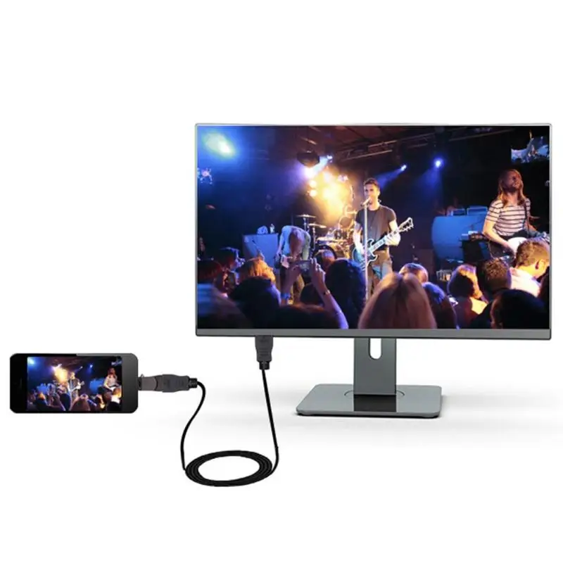 Конвертер usb type-C в HDMI позолоченный интерфейс прочный и стабильный 4K 1080P видео и аудио адаптер для телефона ноутбука ПК