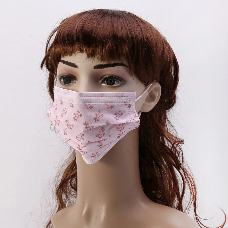 Одноразовые 10 шт медицинские хирургические Анти Пыль слуховой аппарат маски со ртом для лица для взрослых X5XC