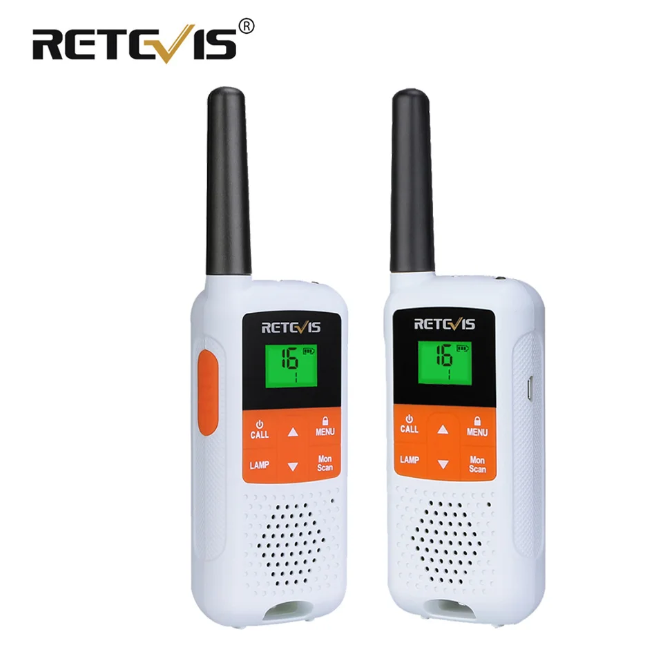 Портативная рация Retevis RT649B/RT49B 2 шт. PMR446 FRS перезаряжаемая портативная для