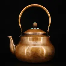 

wedding decoration antique antique old pure copper red copper handmade teapot kettle