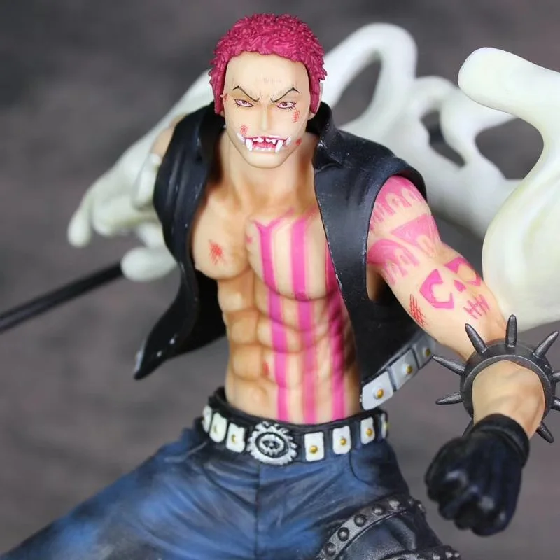 

Hot Selling One Piece Anime Garage Kit Dessert Three Star Pop Charlotte Kata Library Chestnut Model Luffy Gismo